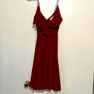 Bailey 44. Peppercorn Dress in Saffron Red. Size small. Worn once. revolve ❤️